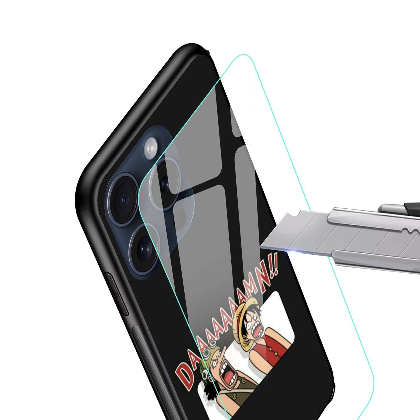 Damnnnn Original Glass Glossy Finish Back Cover