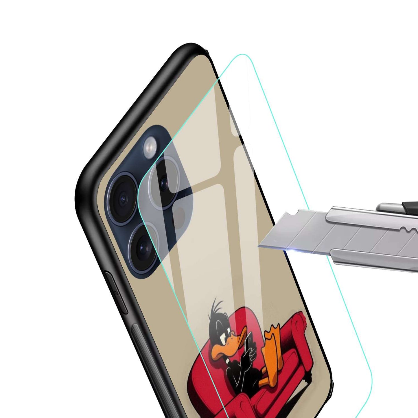Duck Original Glass Glossy Finish Back Cover