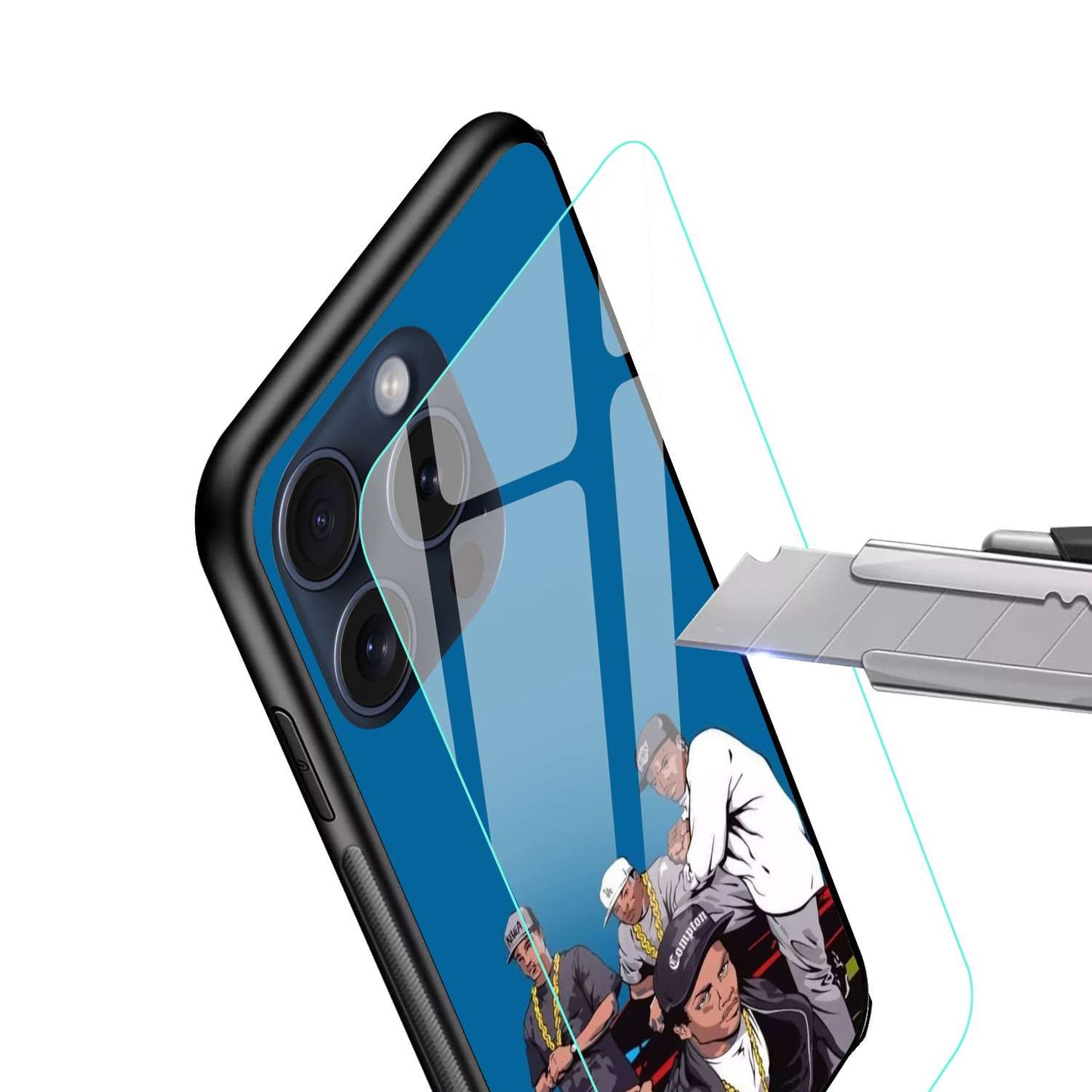 NWA Aesthetic Original Glass Glossy Finish Back Cover