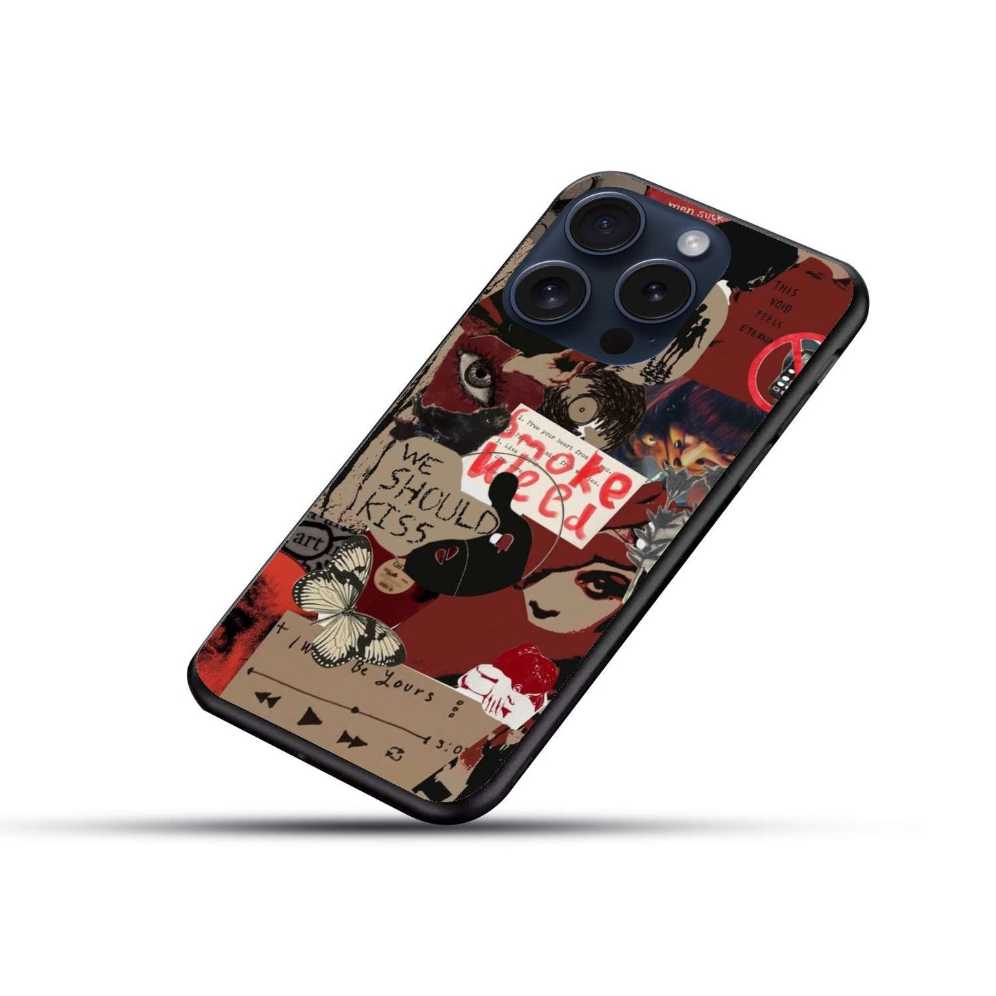 Aesthetic Background Original Glass Glossy Finish Back Cover