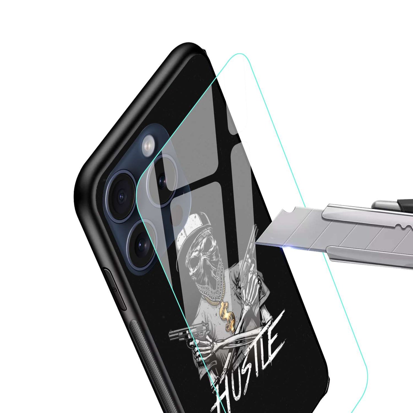 Hustle Original Glass Glossy Finish Back Cover