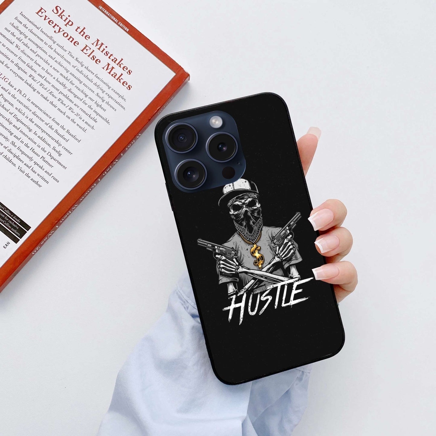 Hustle Original Glass Glossy Finish Back Cover
