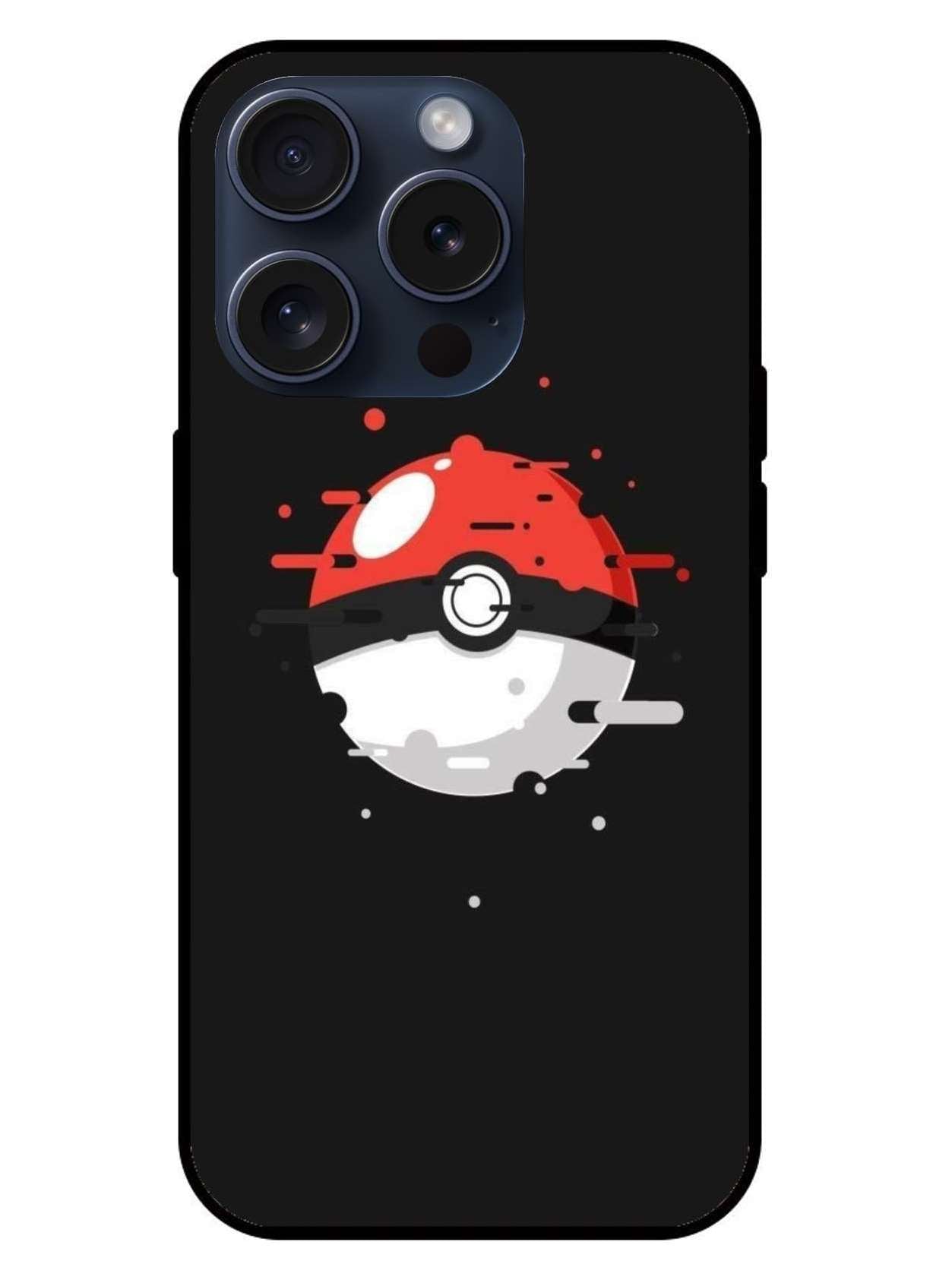 Poke ball Original Glass Glossy Finish Back Cover