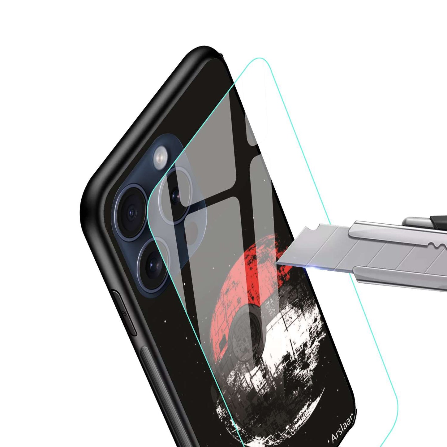 Poke Ball Original Glass Glossy Finish Back Cover