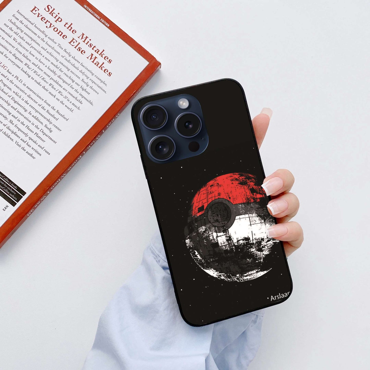 Poke Ball Original Glass Glossy Finish Back Cover