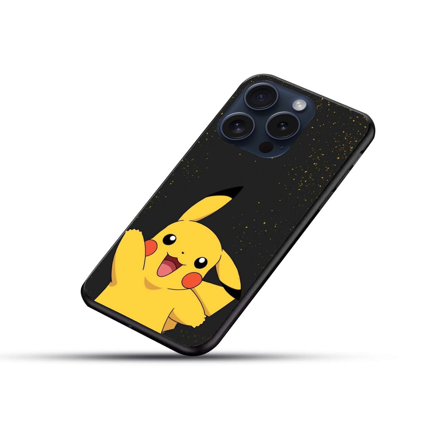 Pikachu Pokemon Original Glass Glossy Finish Back Cover