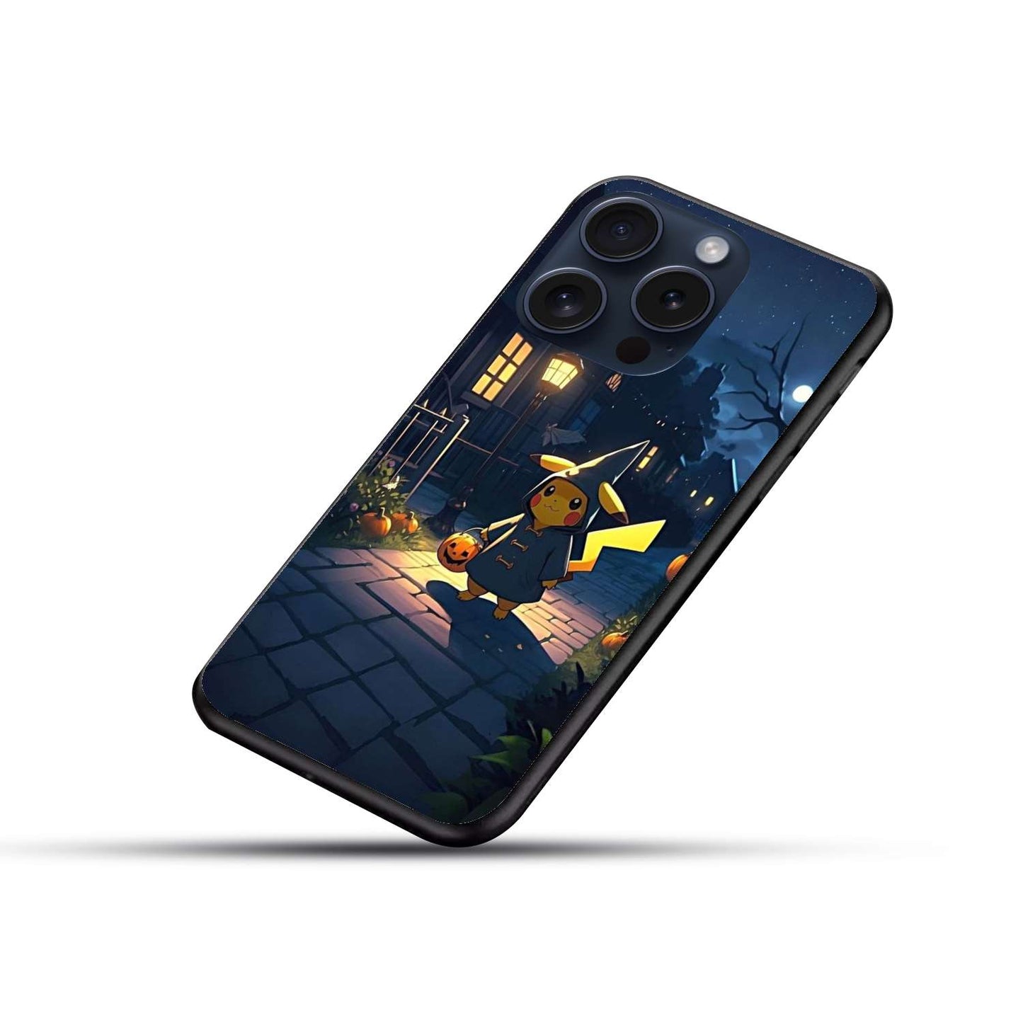Pikachu Pokemon Original Glass Glossy Finish Back Cover