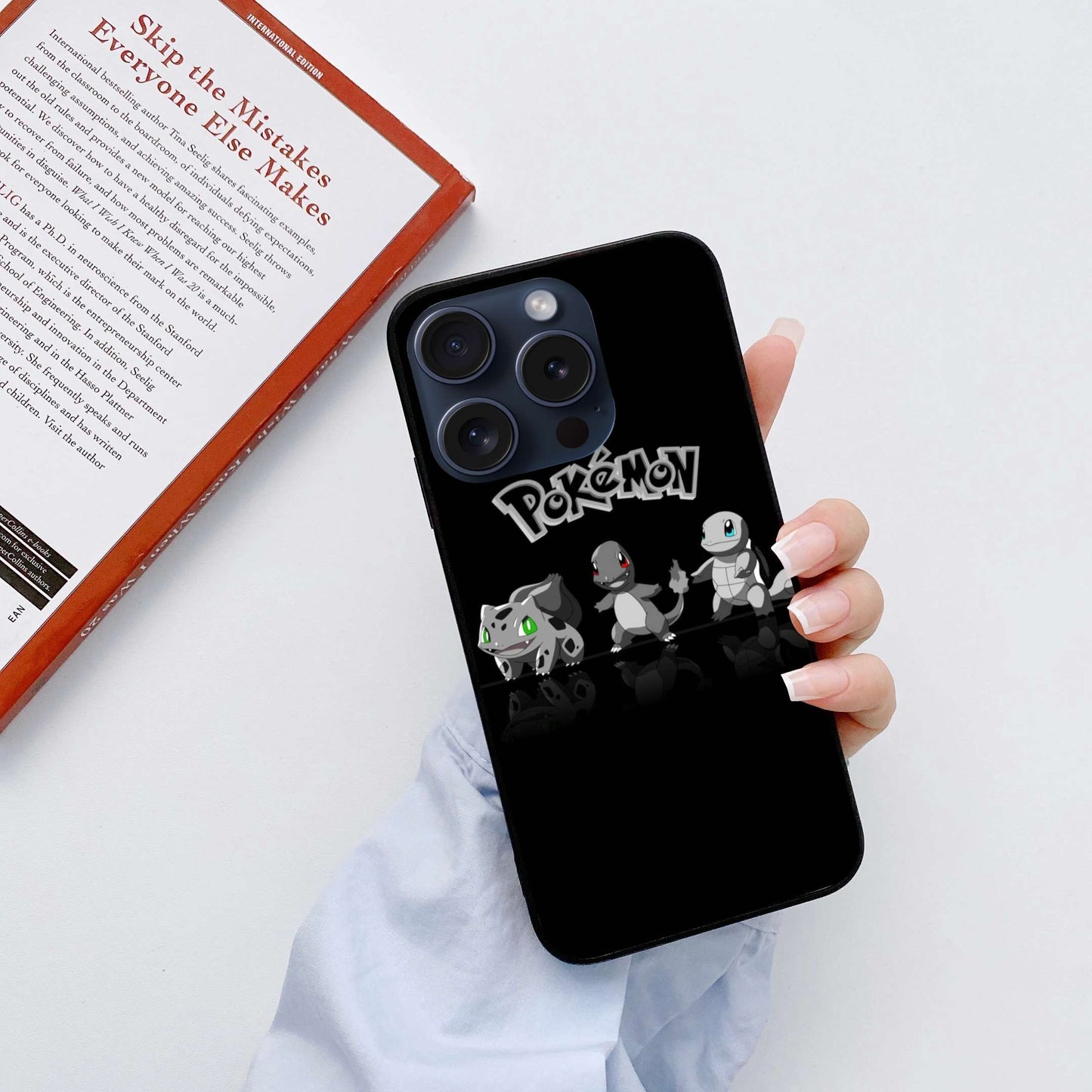 Pokemon Original Glass Glossy Finish Back Cover