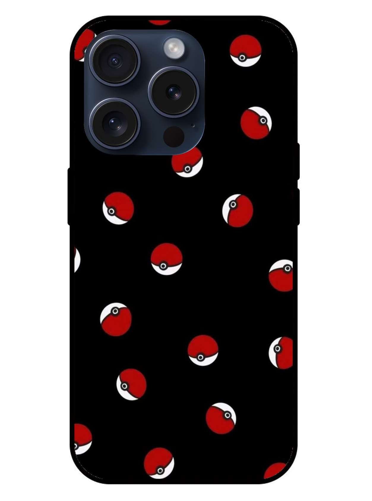 Poke Ball Original Glass Glossy Finish Back Cover