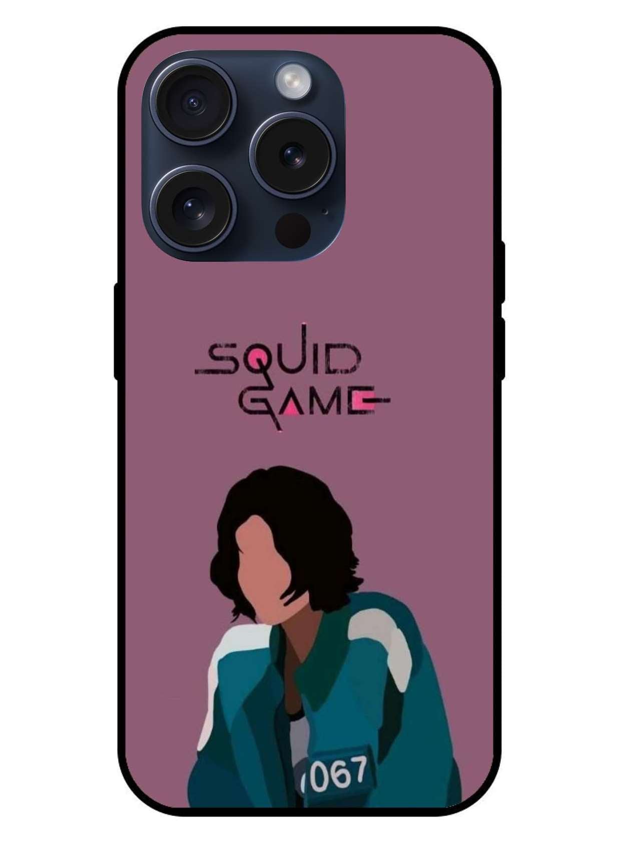 Squid Game Original Glass Glossy Finish Back Cover