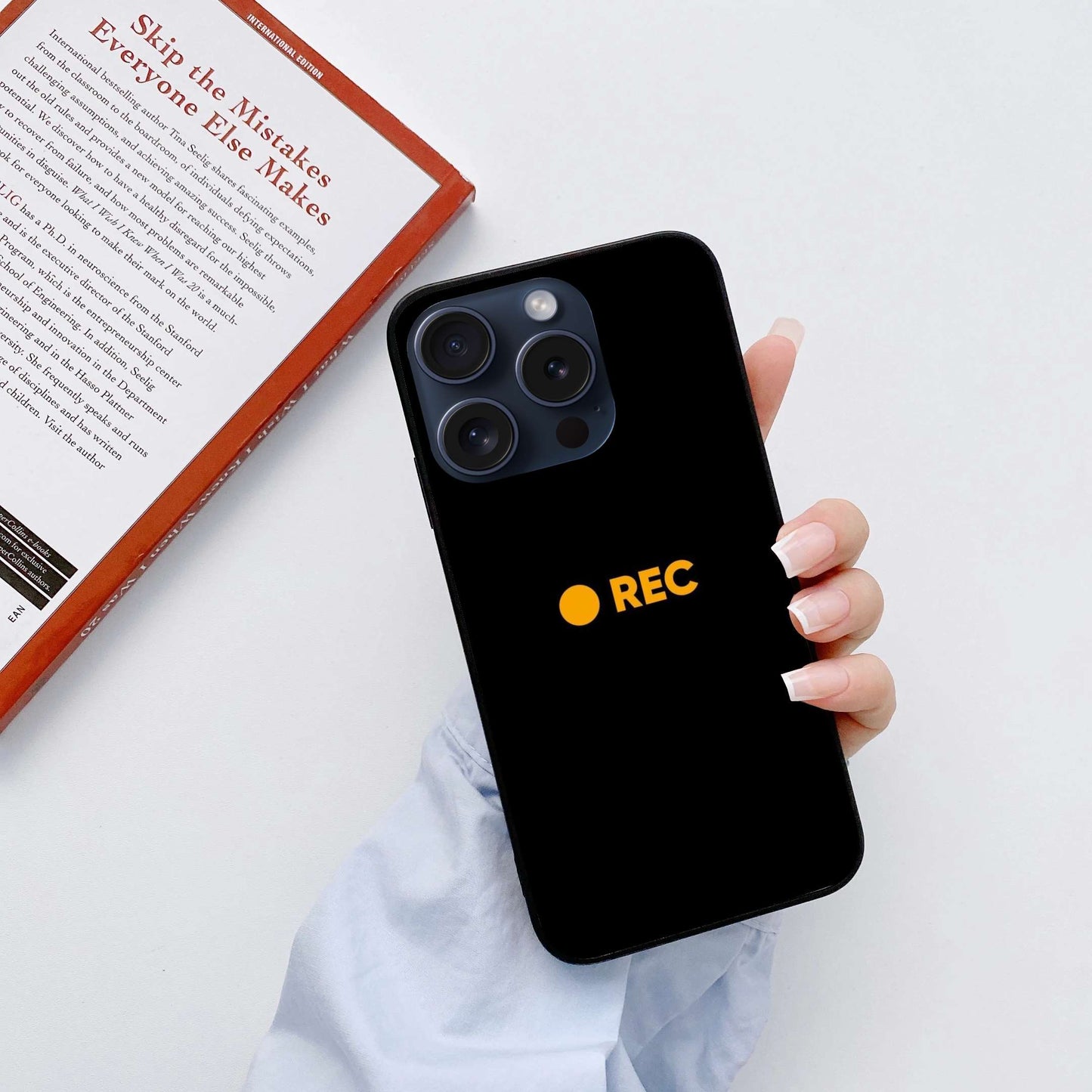 Rec Original Glass Glossy Finish Back Cover