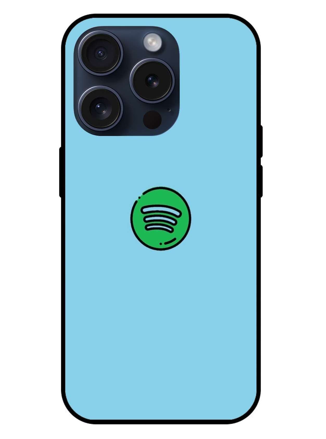 Spotify Original Glass Glossy Finish Back Cover