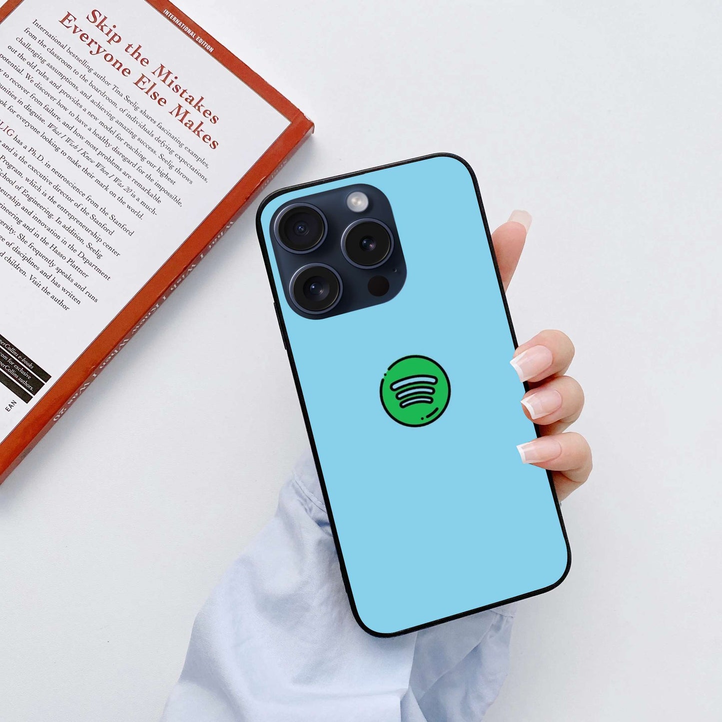 Spotify Original Glass Glossy Finish Back Cover