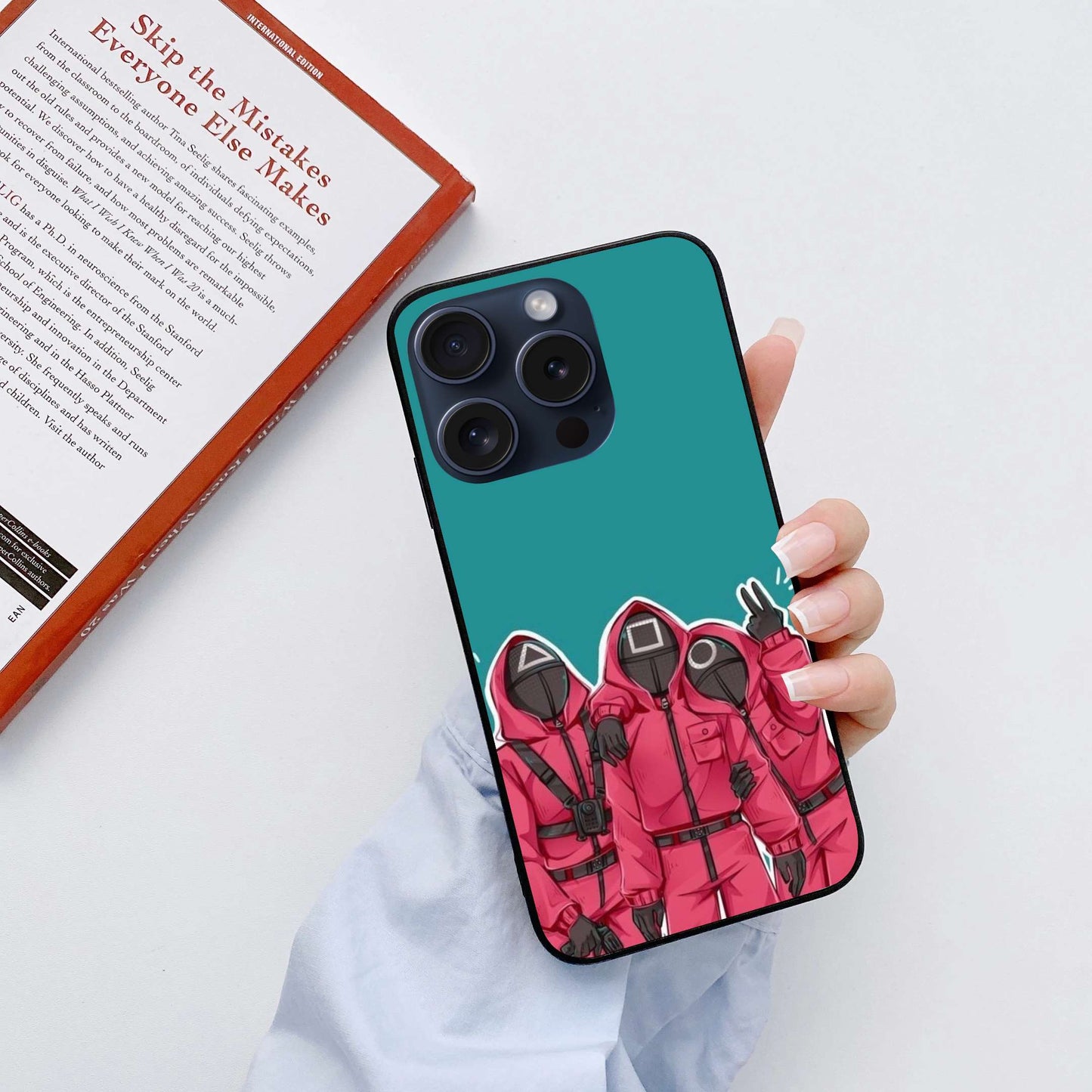 Squid Game Original Glass Glossy Finish Back Cover