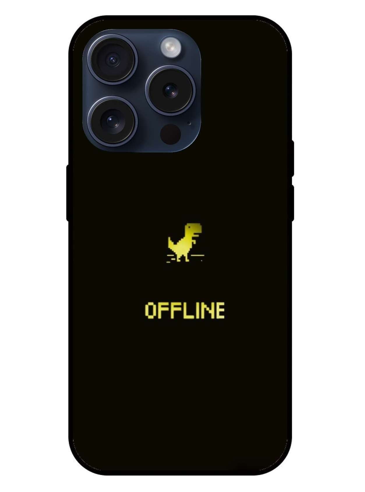 Offline Original Glass Glossy Finish Back Cover
