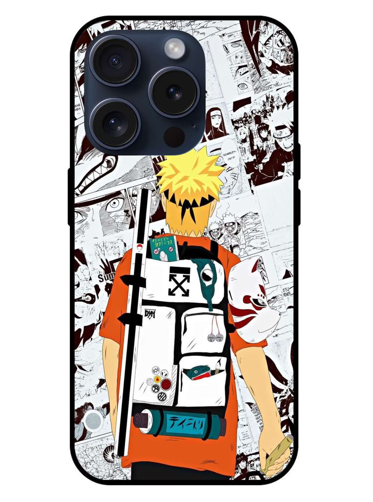 Naruto Original Glass Glossy Finish Back Cover