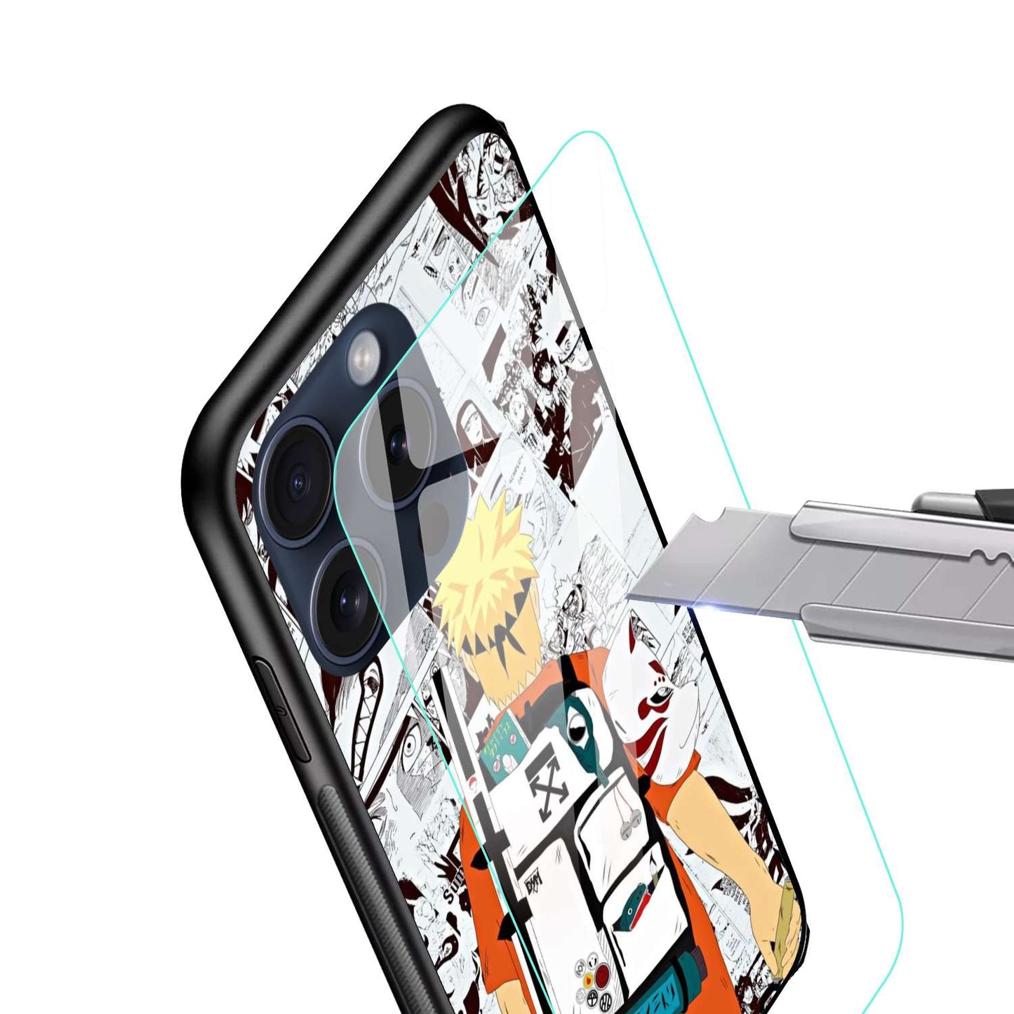 Naruto Original Glass Glossy Finish Back Cover