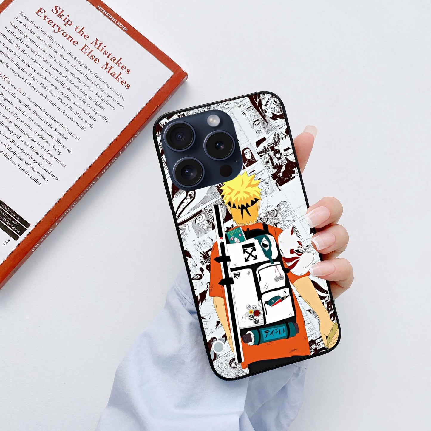 Naruto Original Glass Glossy Finish Back Cover