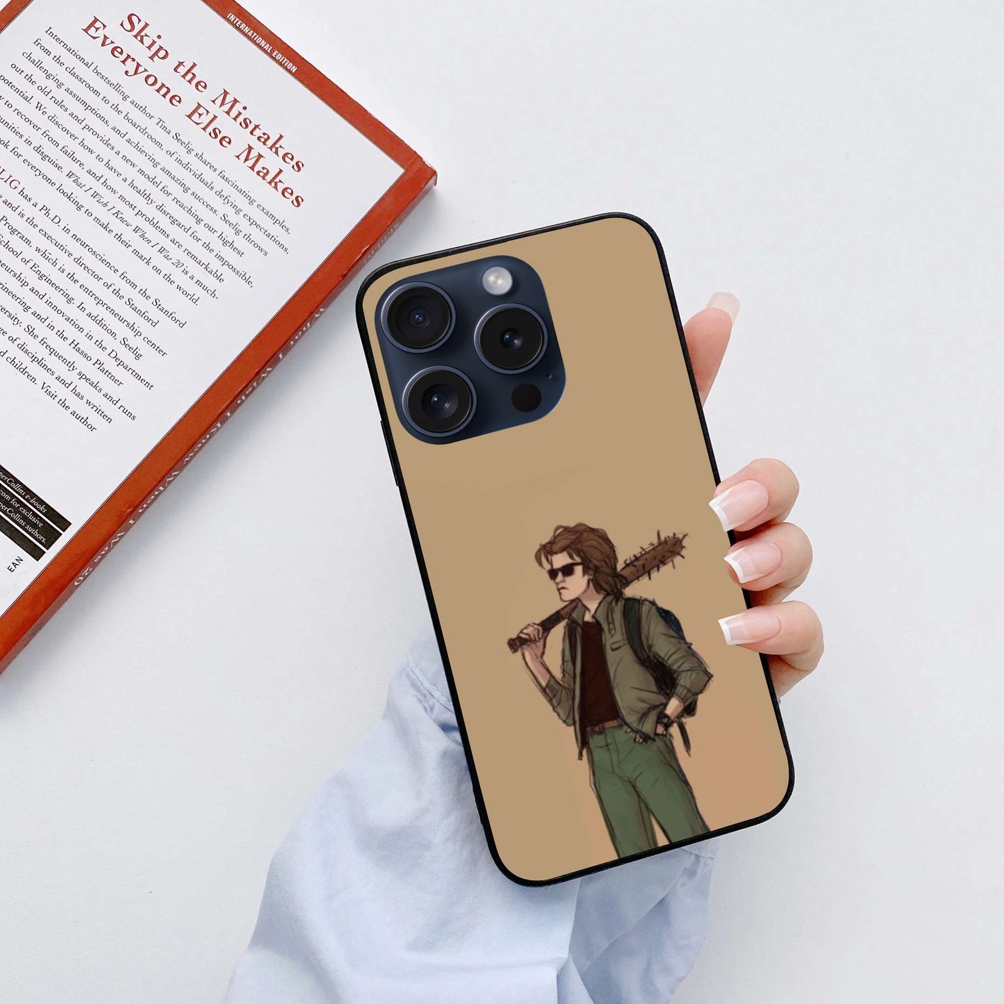 Stranger things Original Glass Glossy Finish Back Cover