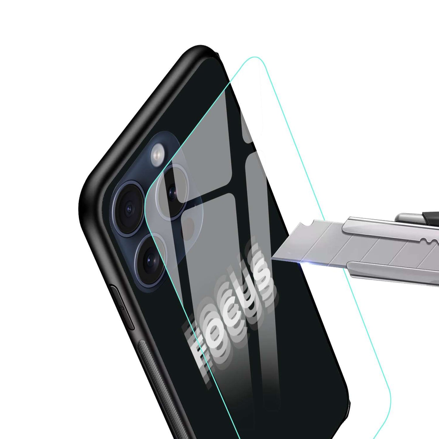 Focus Original Glass Glossy Finish Back Cover