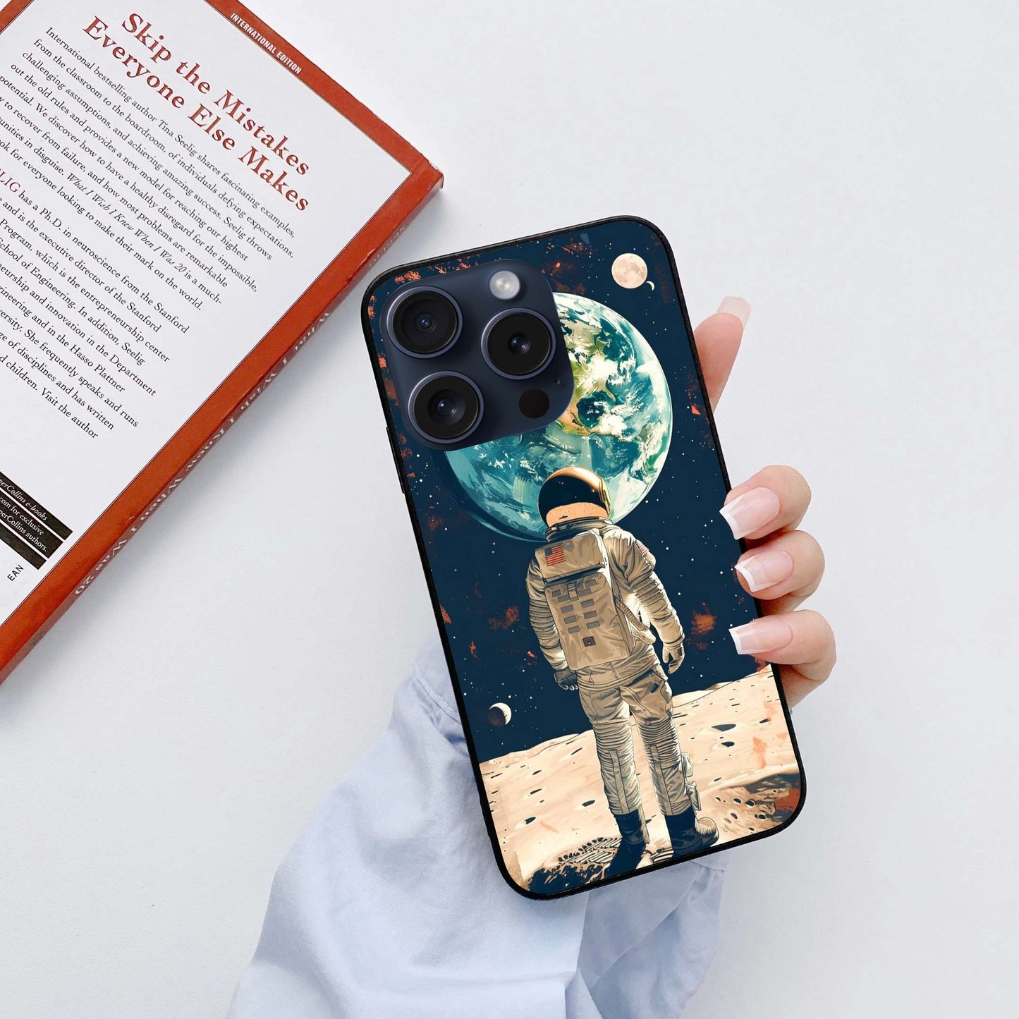 Astronaut Original Glass Glossy Finish Back Cover