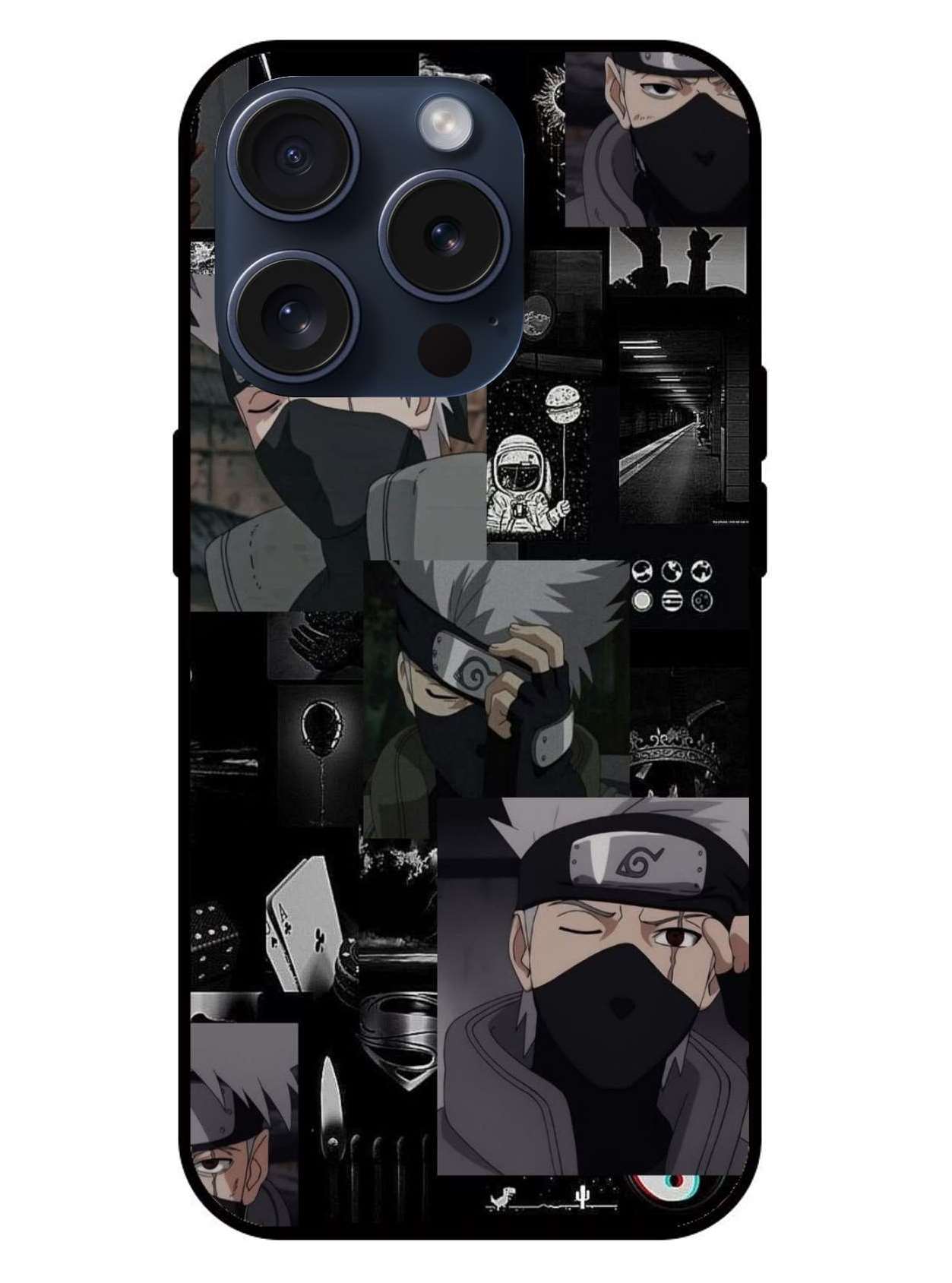Kakashi Hatake Naruto Original Glass Glossy Finish Back Cover