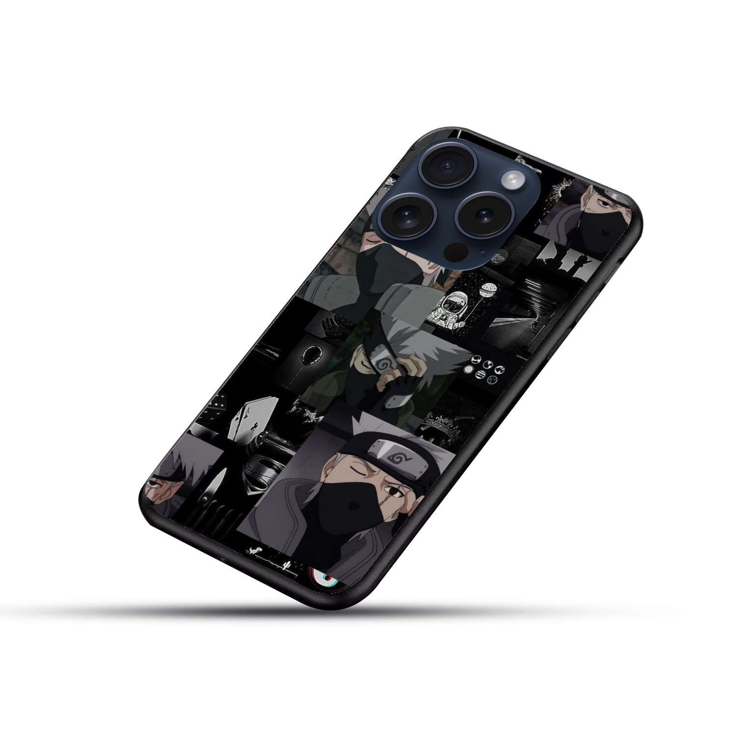 Kakashi Hatake Naruto Original Glass Glossy Finish Back Cover