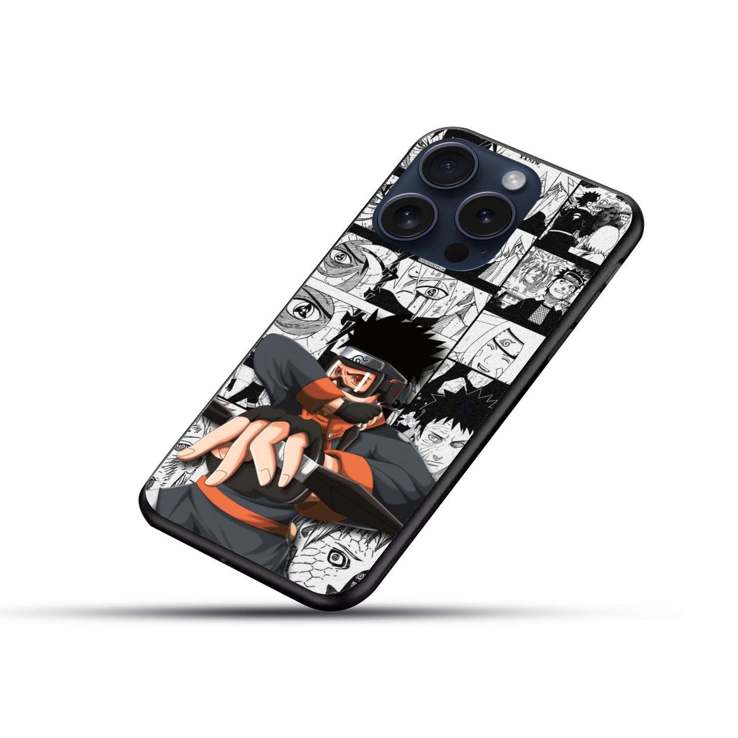 Obito Naruto Original Glass Glossy Finish Back Cover