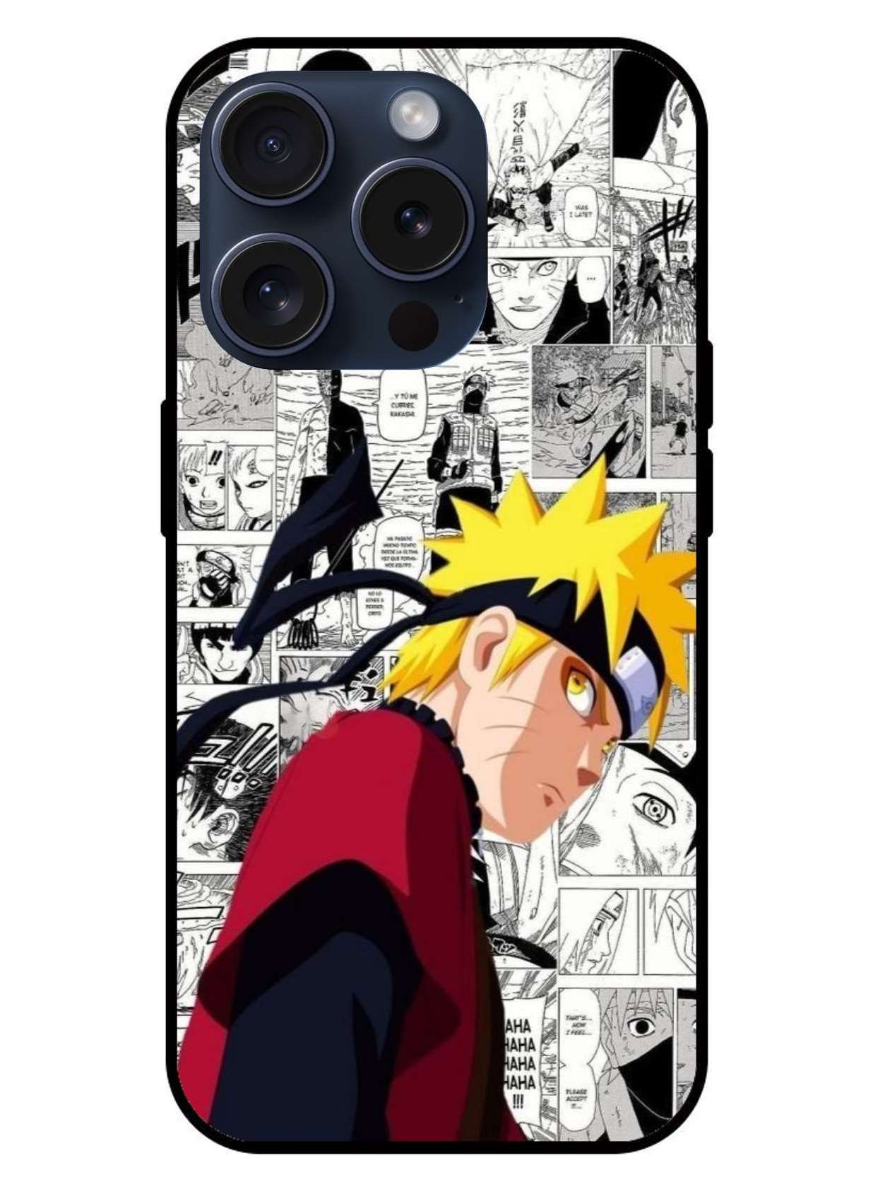Naruto Original Glass Glossy Finish Back Cover
