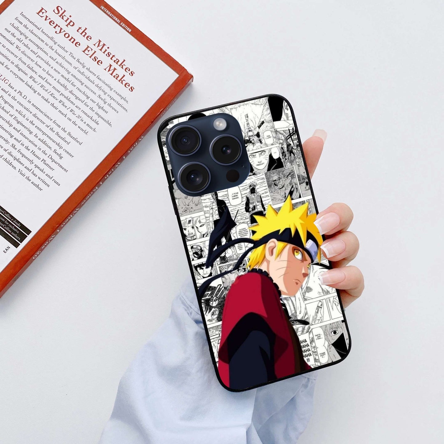 Naruto Original Glass Glossy Finish Back Cover