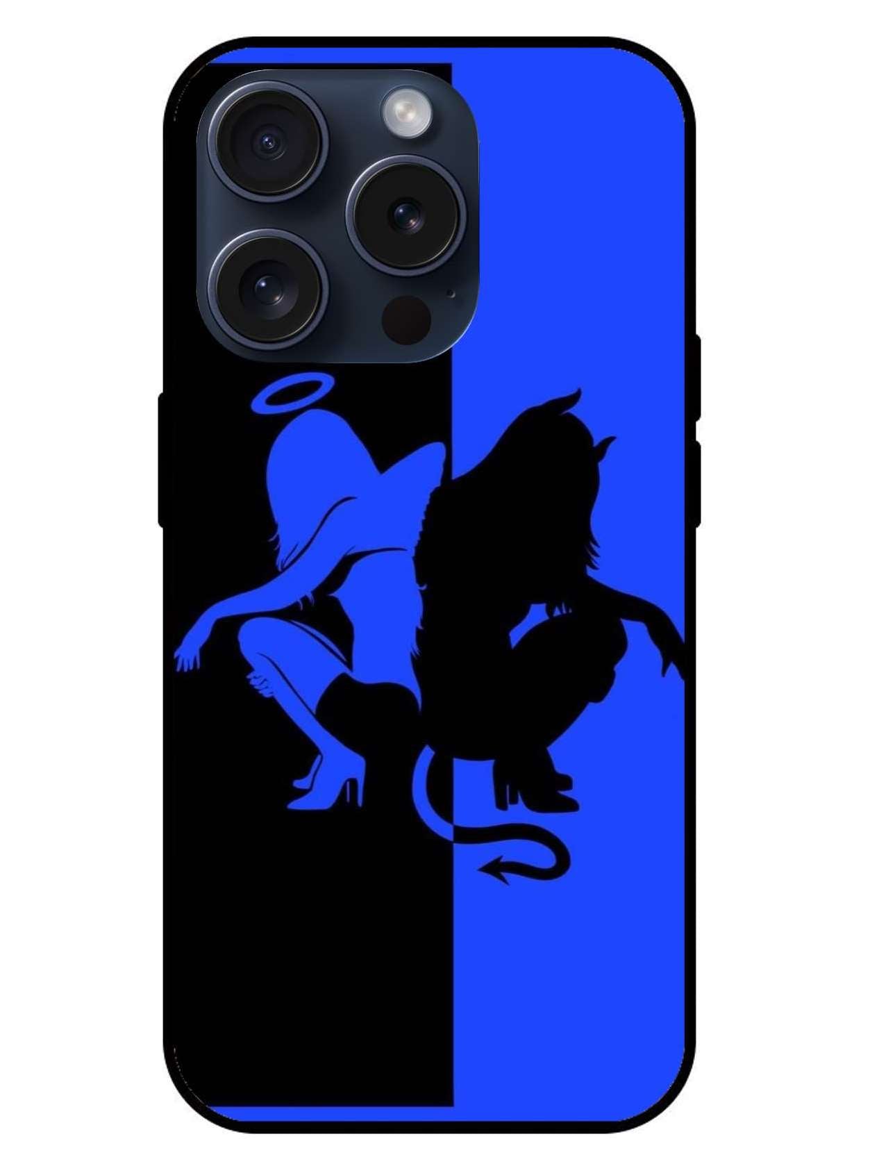 Devil & Angel Original Glass Glossy Finish Back Cover