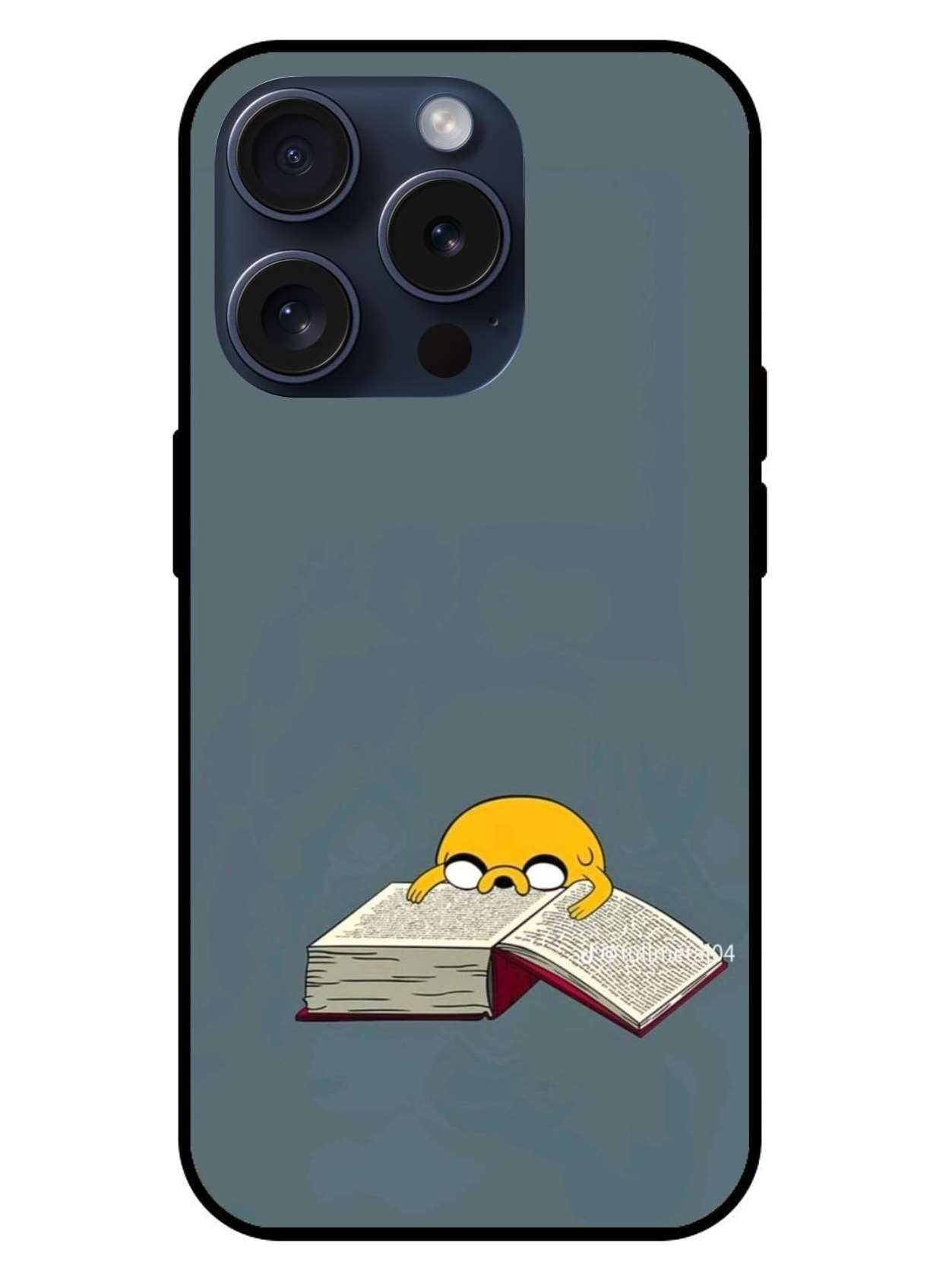 Book Worm Original Glass Glossy Finish Back Cover