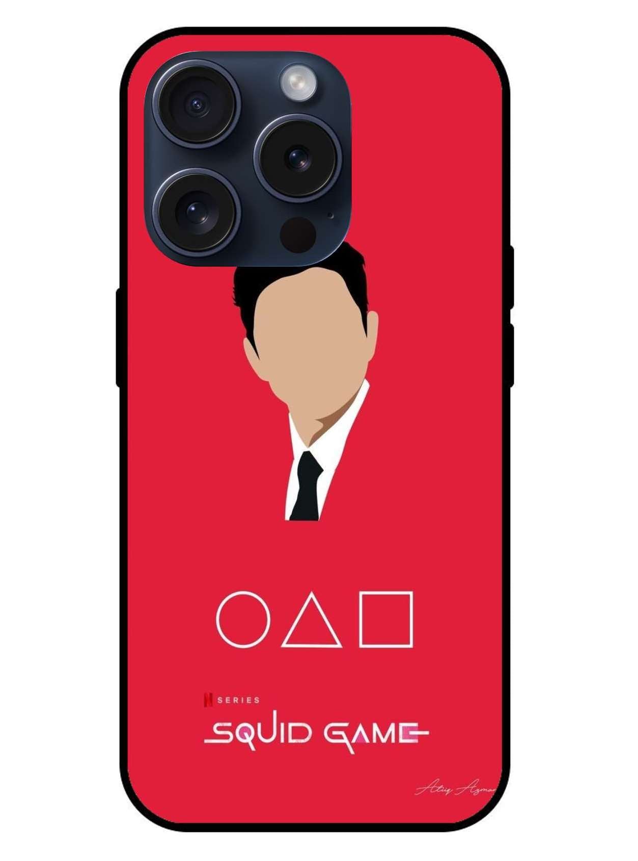 Squid Game Original Glass Glossy Finish Back Cover