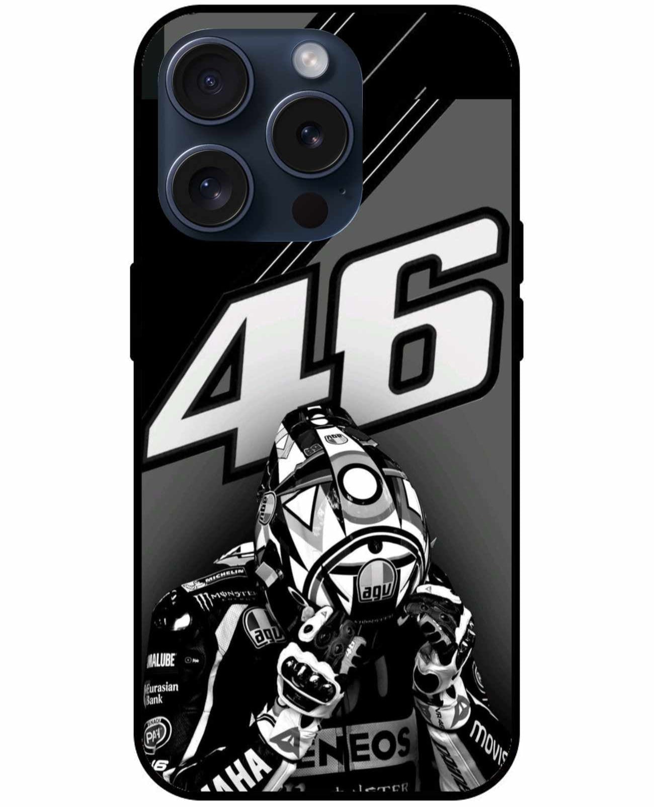 Legendary VR46 Black & White Racing Edition Original Glass Cover