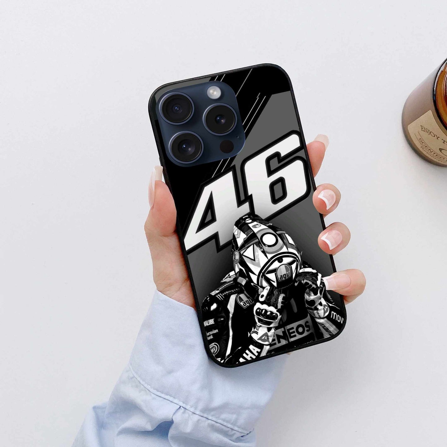 Legendary VR46 Black & White Racing Edition Original Glass Cover