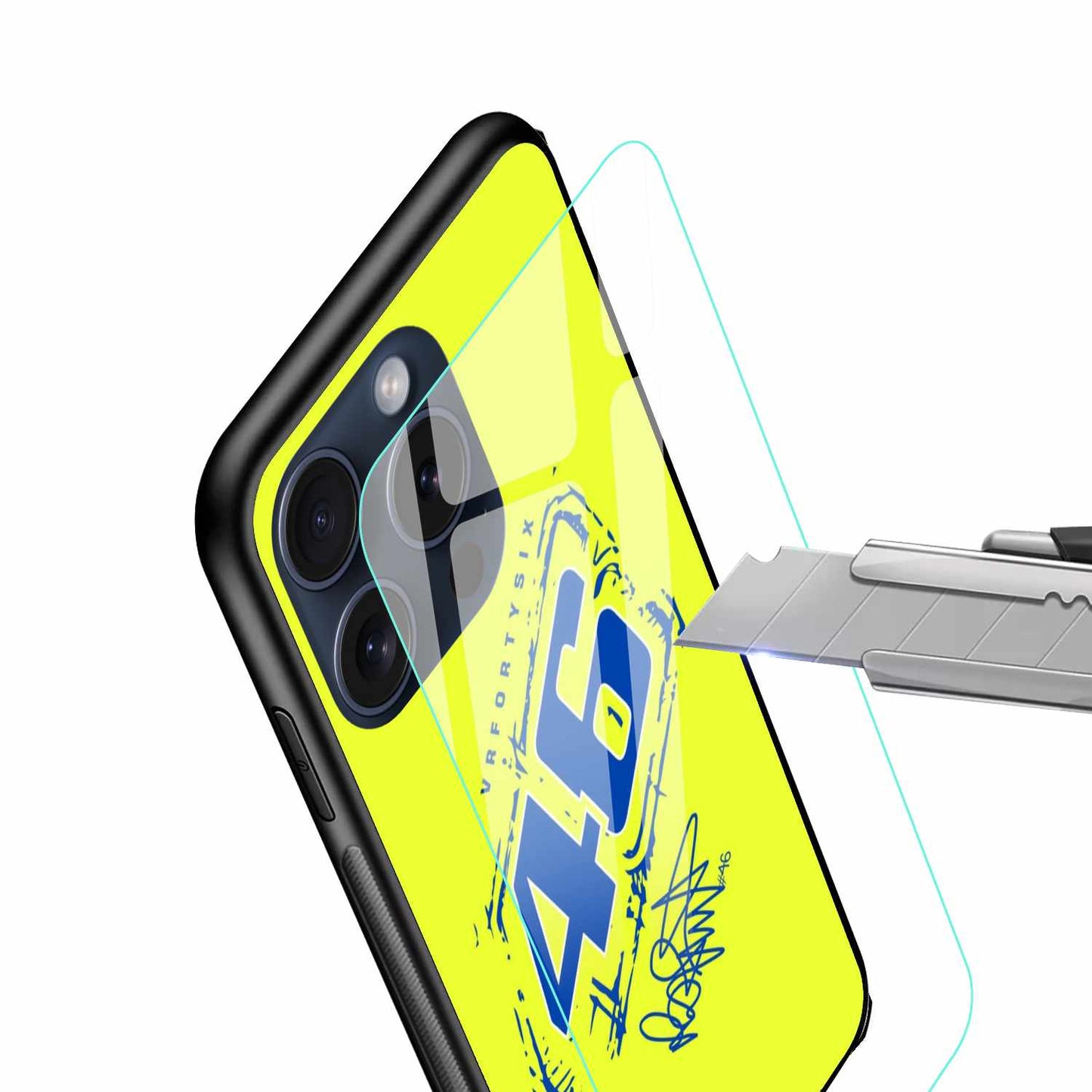 Valentino Rossi Neon VR46 Signature Edition Original Glass Glass Cover