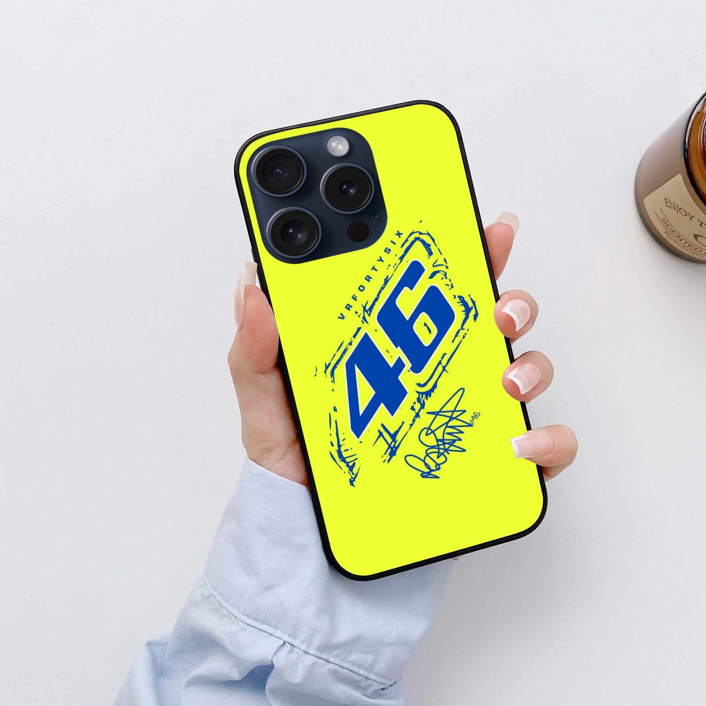 Valentino Rossi Neon VR46 Signature Edition Original Glass Glass Cover