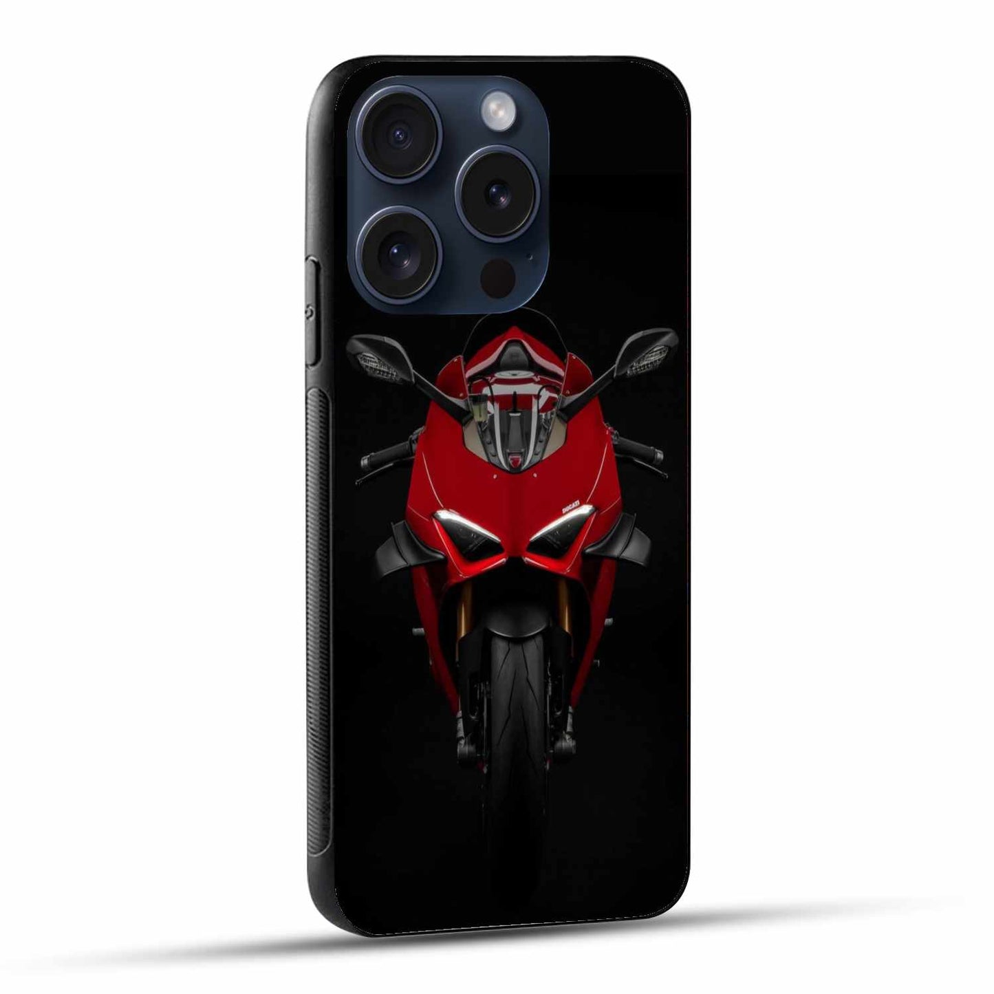 Aggressive Red Ducati Front Profile Original Glass Cover