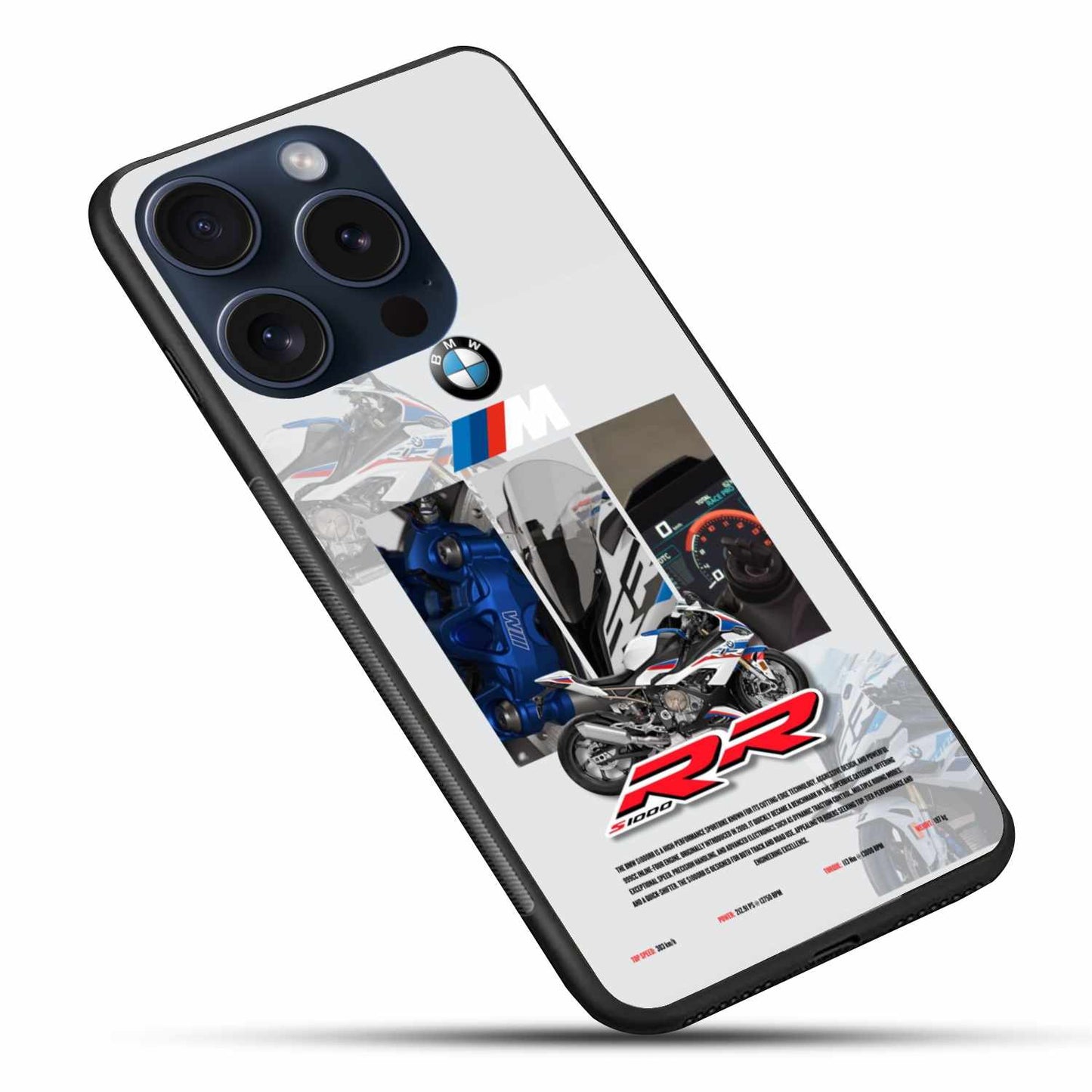 BMW M Power S1000RR Superbike Themed Original Glass Cover