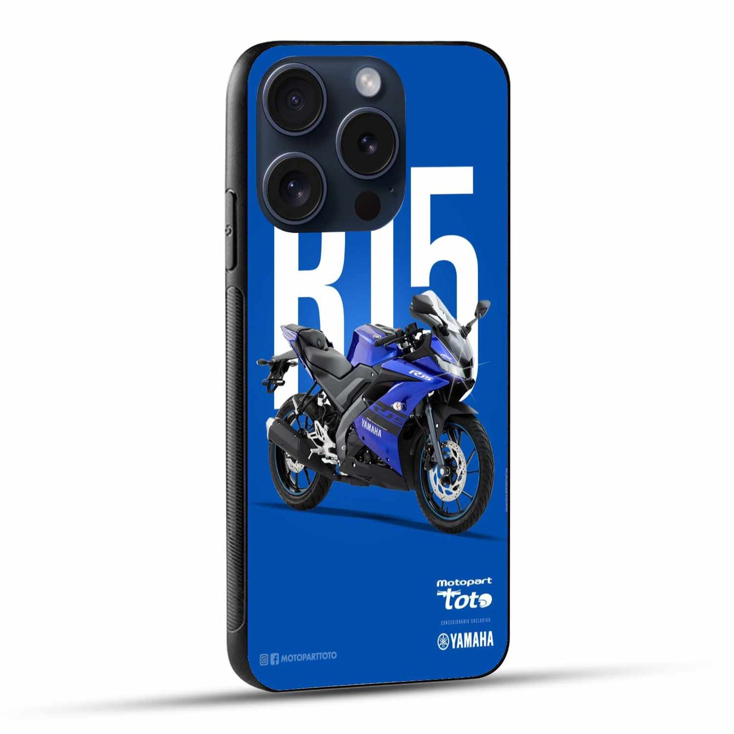 Blue Thunder Edition – Yamaha R15 Original Glass Cover