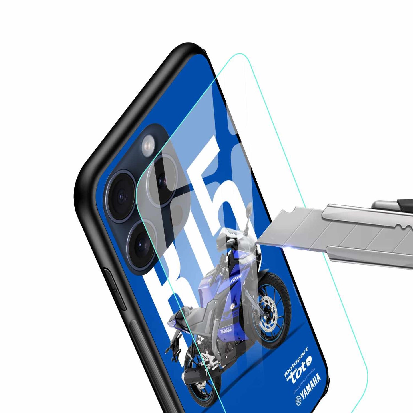 Blue Thunder Edition – Yamaha R15 Original Glass Cover