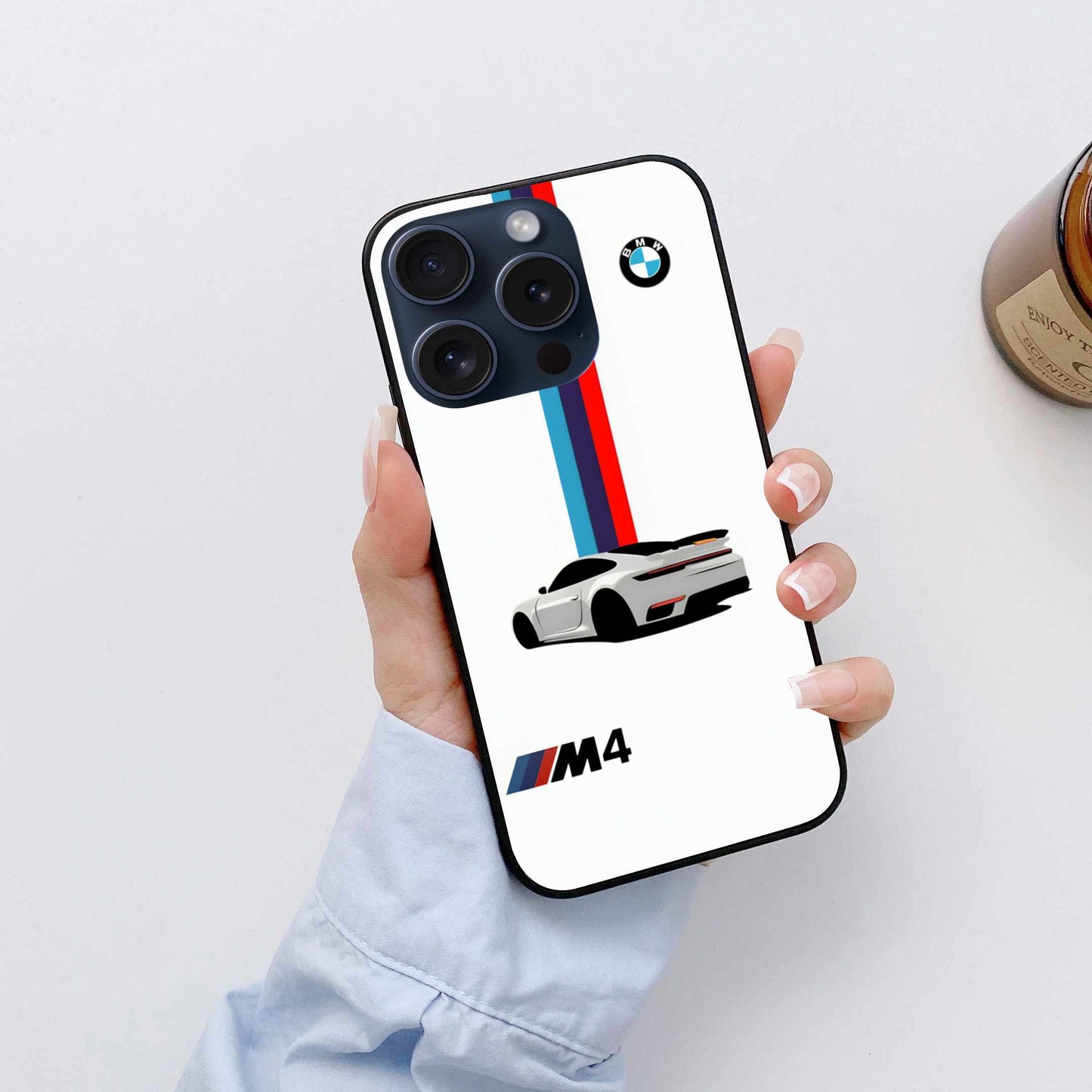 White Thunder – M4 Sport Cover Original Glass Cover