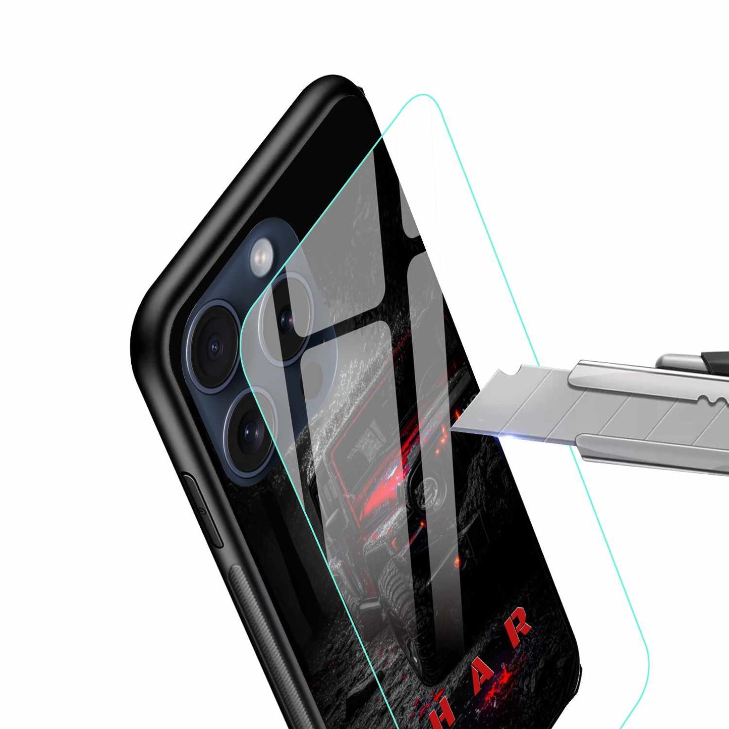 Black Thar In Red Mode Original Glass Cover