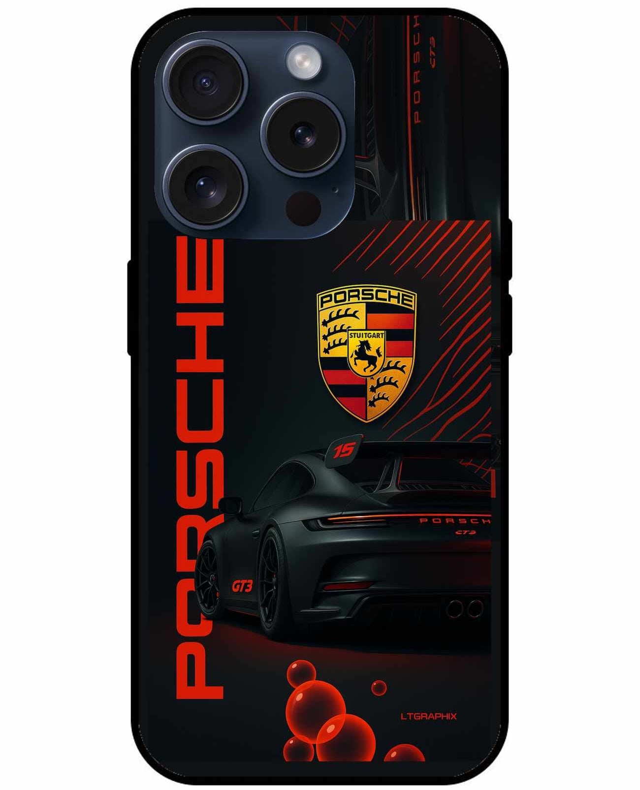 Blacked Out Velocity: Porsche GT3 Original Glass Cover