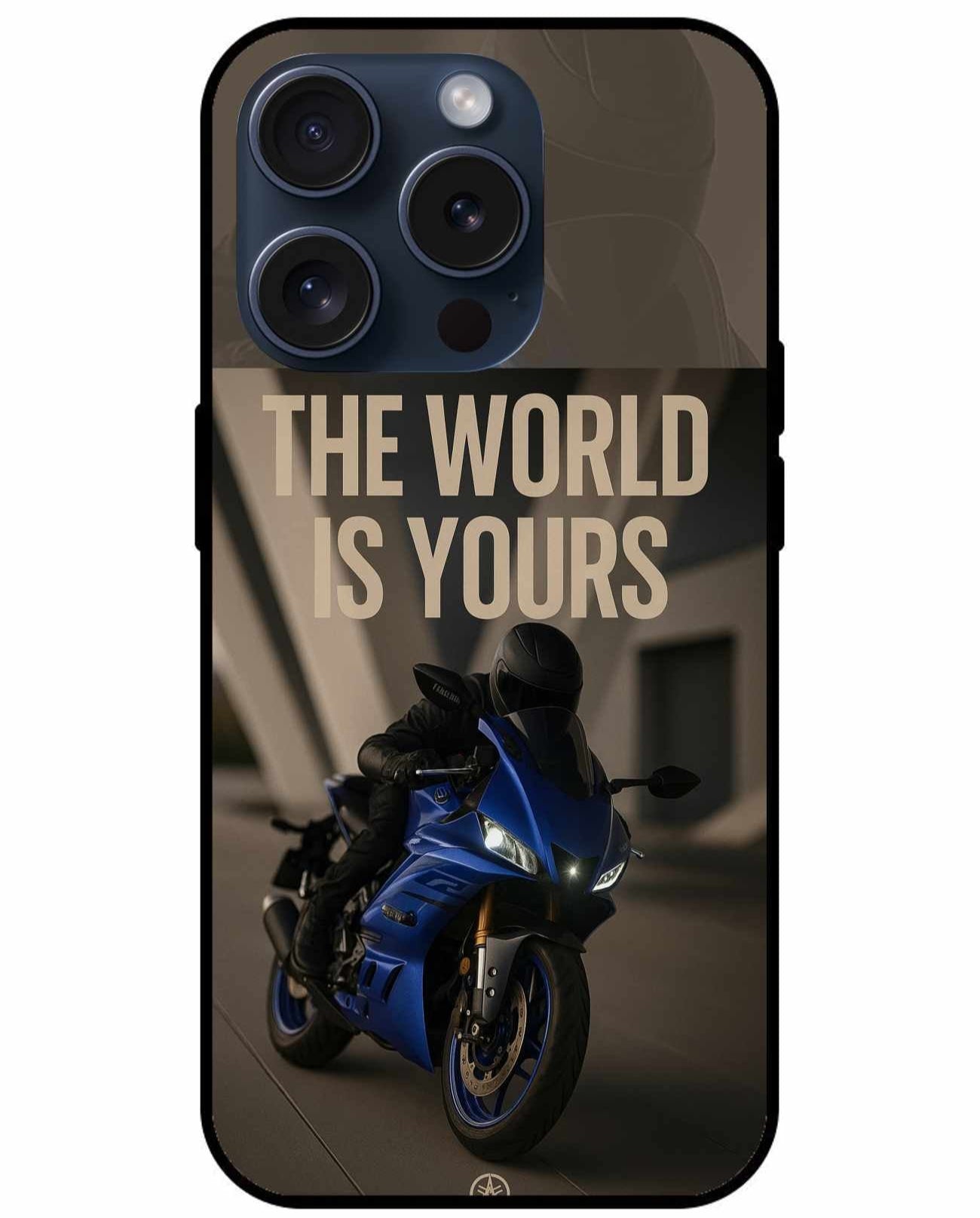 Blue Fury: Own the Ride" Original Glass Cover