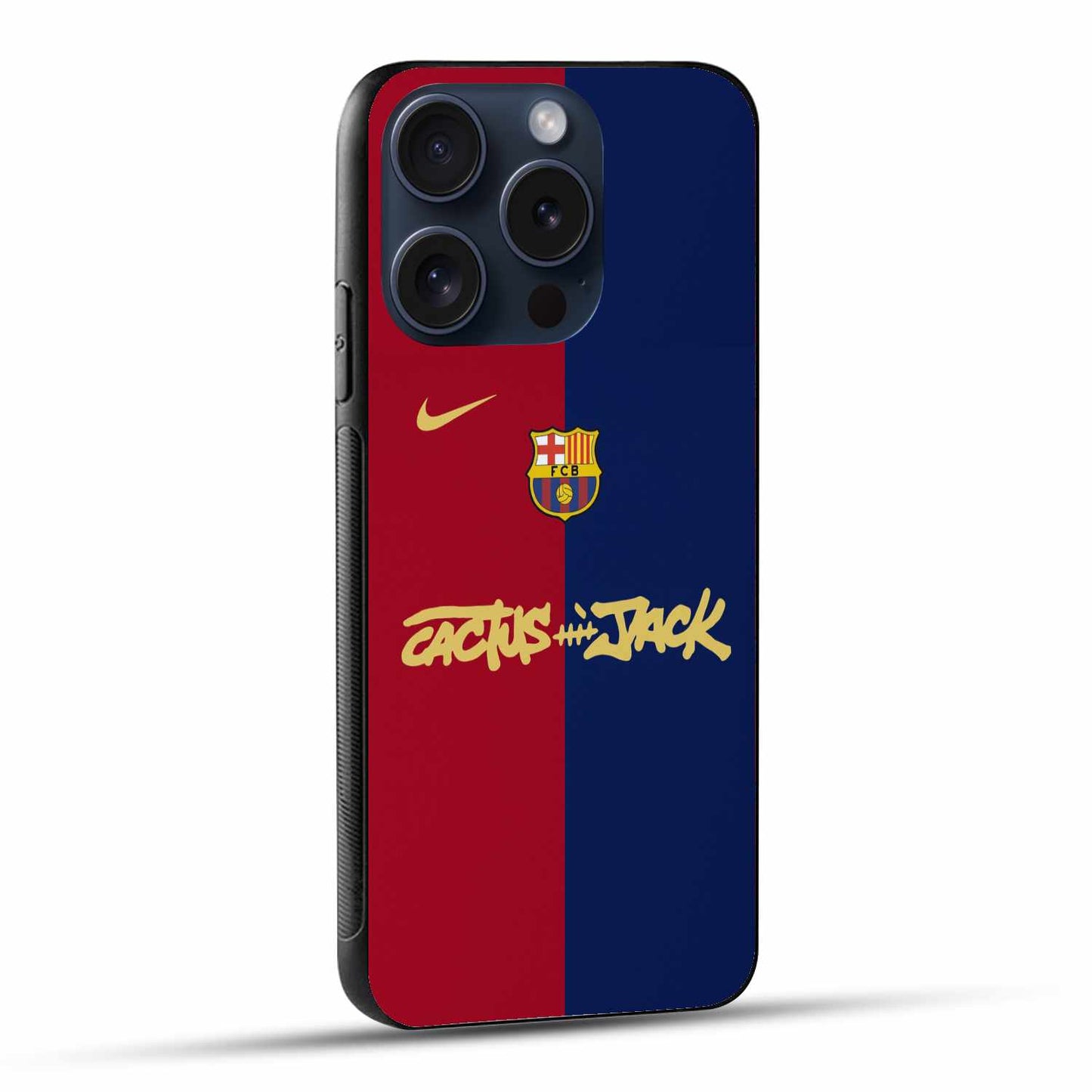 FC Barcelona x Cactus Jack Case – Dual Tone Fan Edition Original Glass Cover