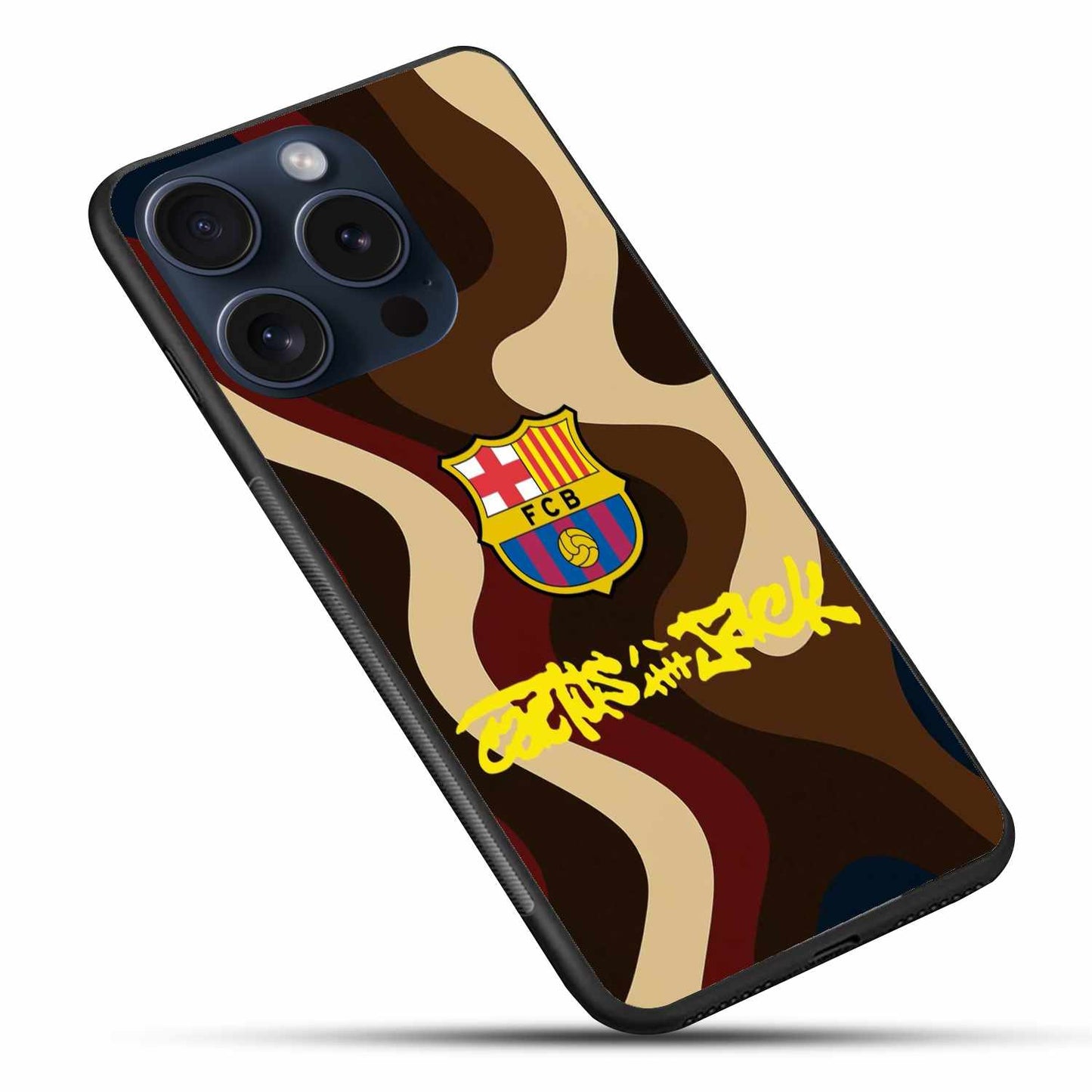 FC Barcelona x Cactus Jack Camo Case – Wavy Street Style Original Glass Cover