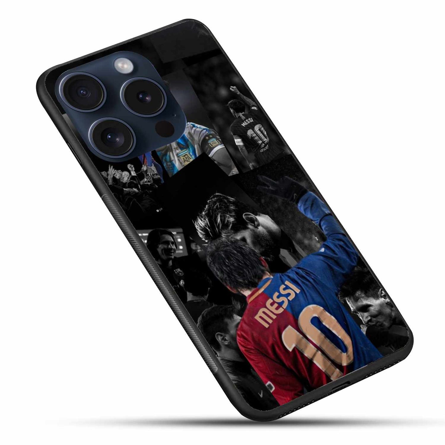 Legendary Messi Collage Case – Iconic Moments Original Glass Cover