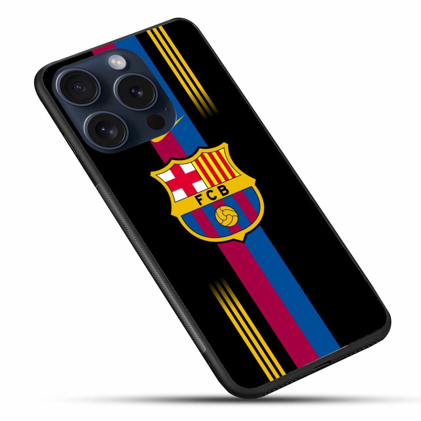 FC Barcelona Stripes Logo Original Glass Cover