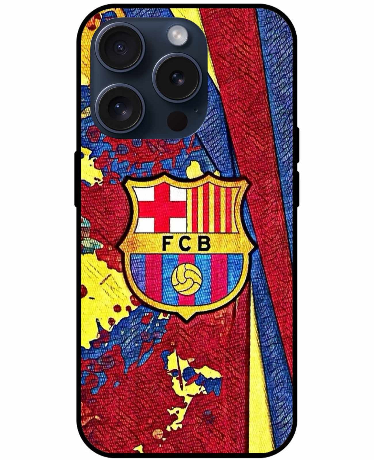 FC Barcelona Funky Logo Original Glass Cover